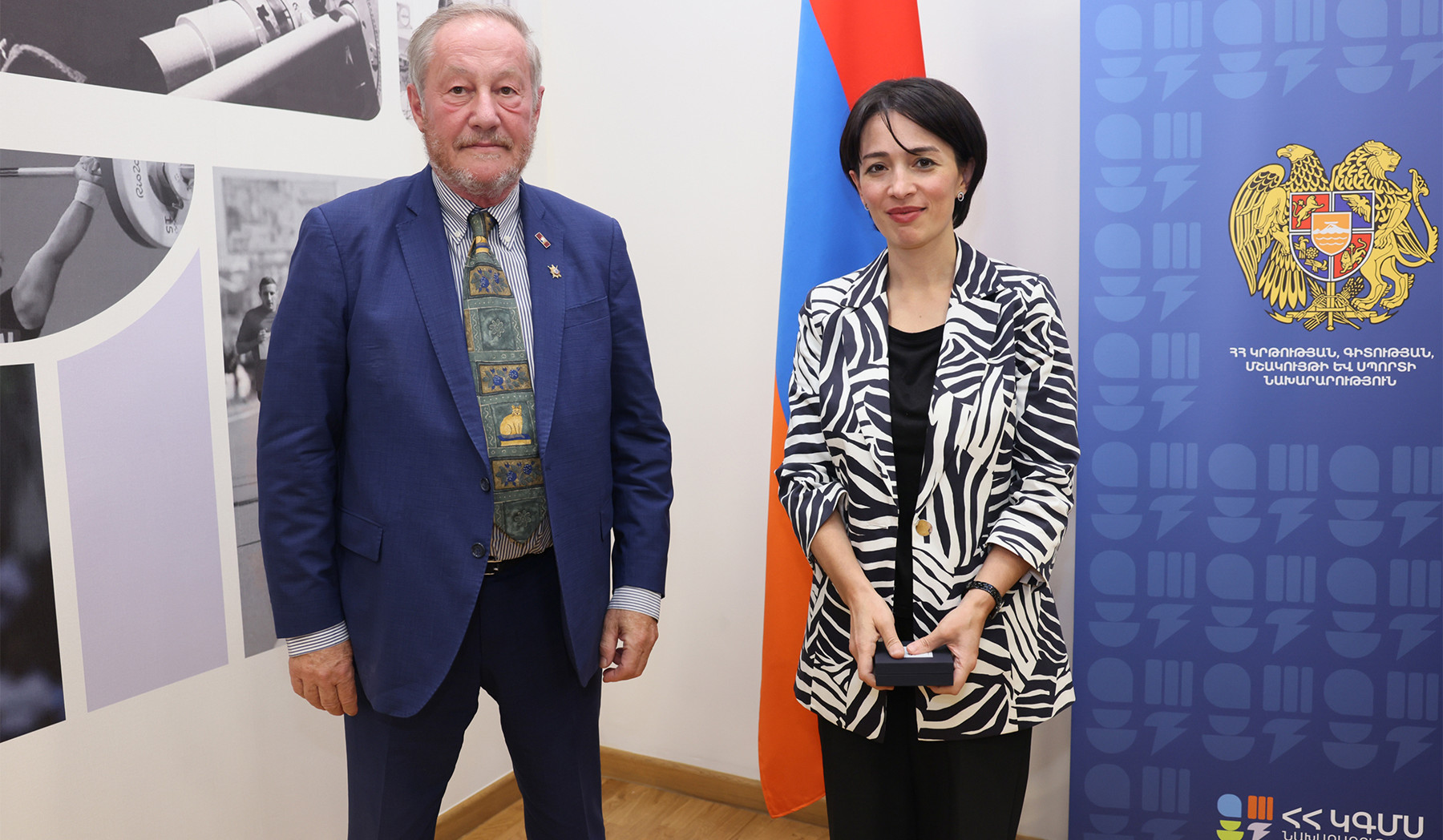 ԿԳՄՍ նախարարը և Ժիլբեր-Լյուկ Դըվինազը քննարկել են հայ-ֆրանսիական համագործակցությանը վերաբերող հարցեր