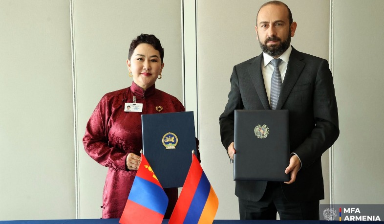 Հայաստանի և Մոնղոլիայի ԱԳ նախարարները համաձայնագիր են ստորագրել