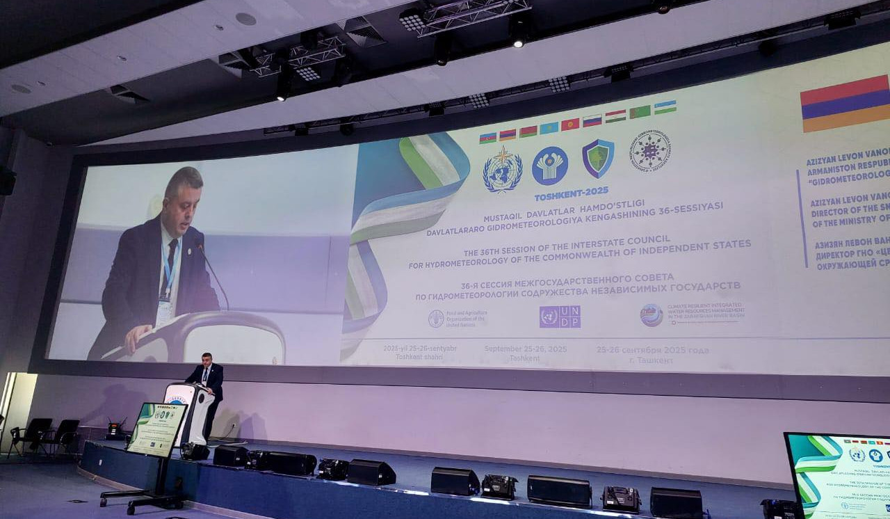 Տաշքենդում մեկնարկել է ԱՊՀ մասնակից պետությունների հիդրոօդերևութաբանության միջպետական խորհրդի 36-րդ նստաշրջանը
