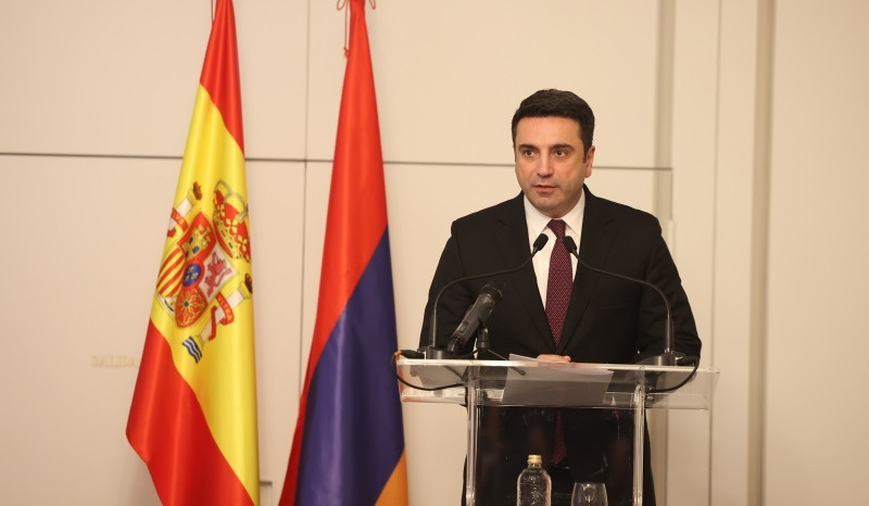 Թող այս օրը ևս մեկ առիթ հանդիսանա ավելի խորացնելու Հայաստանի և Իսպանիայի կապերը. ԱԺ նախագահը՝ Մադրիդում
