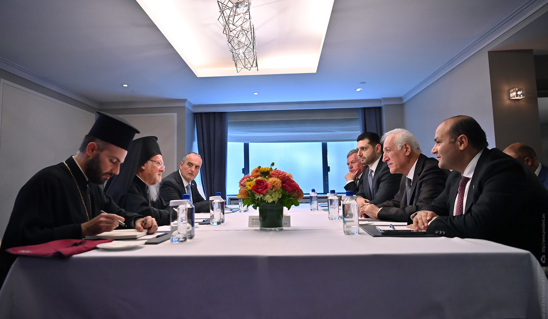 ՀՀ նախագահը և Կոստանդնուպոլսի էկումենիկ պատրիարքը քննարկել են քրիստոնեական մշակութային ժառանգության պահպանության գործում համագործակցությունը