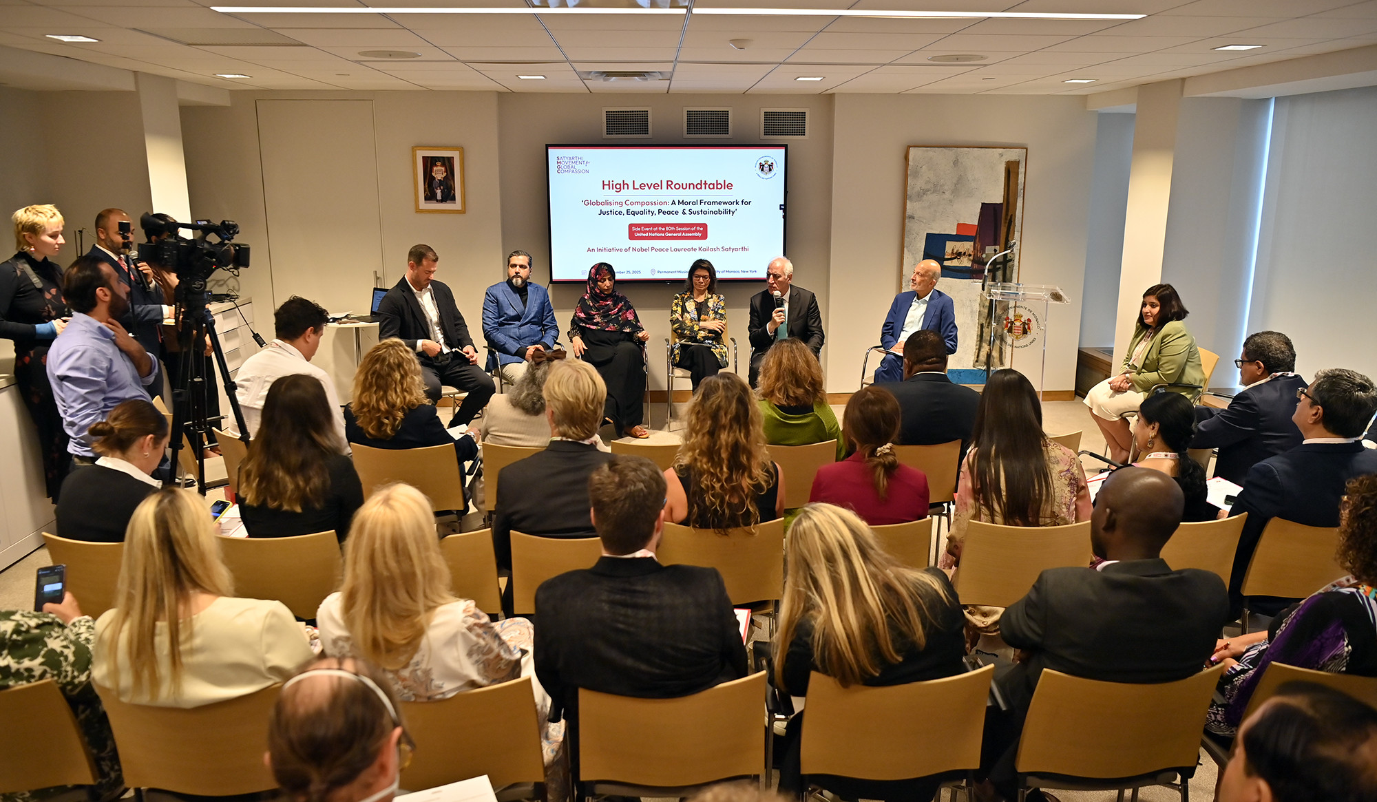 ՀՀ նախագահը Նյու Յորքում մասնակցել է «Սատյարթի համաշխարհային կարեկցանքի շարժման» միջոցառմանը