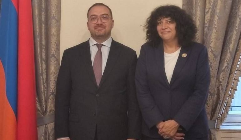 ԱԳՆ գլխավոր քարտուղարը հանդիպել է Միջազգային ճգնաժամային խմբի ներկայացուցիչ Էլիսա Ջոբսոնի հետ