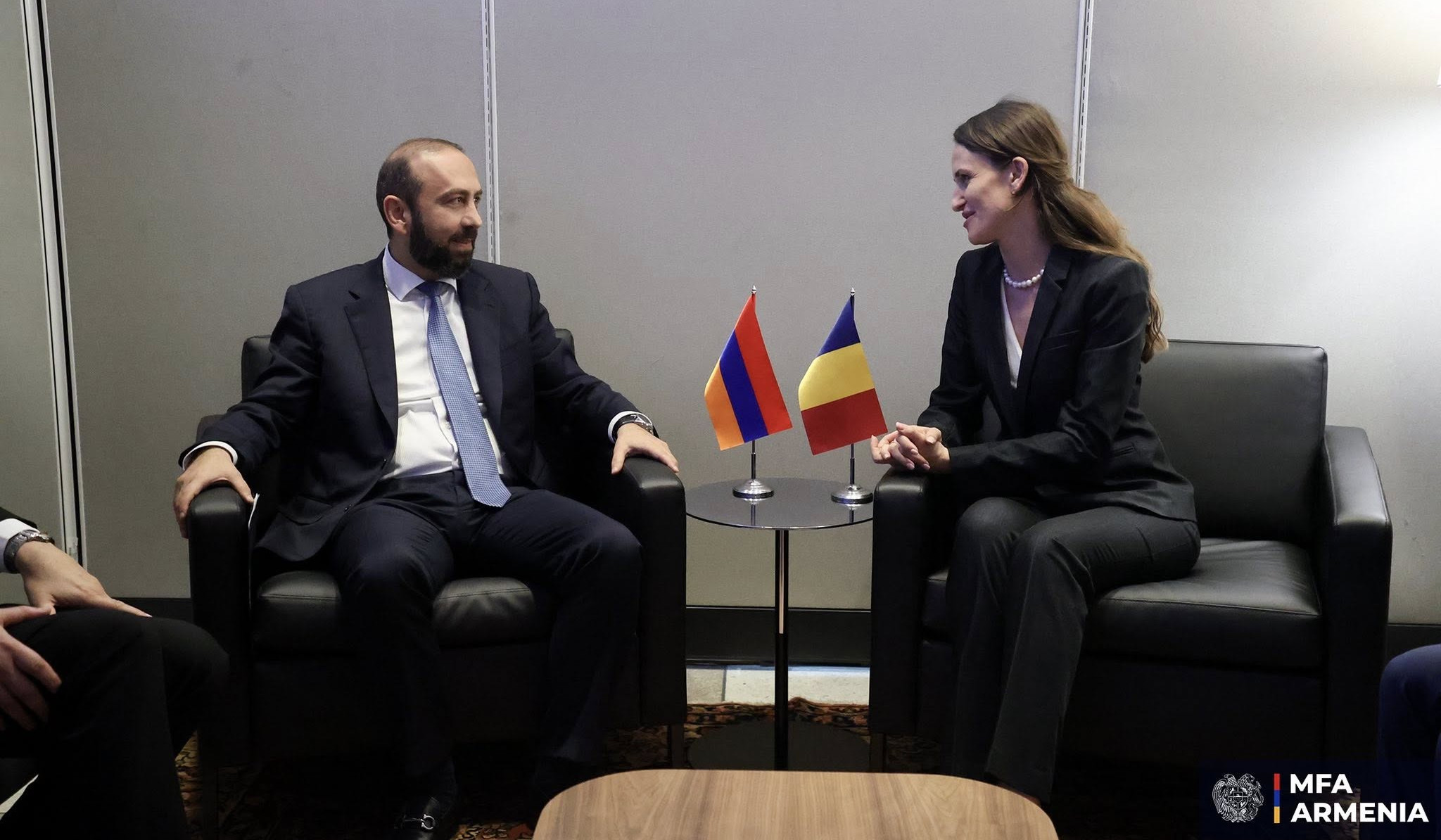 Meeting of the Foreign Ministers of Armenia and Romania