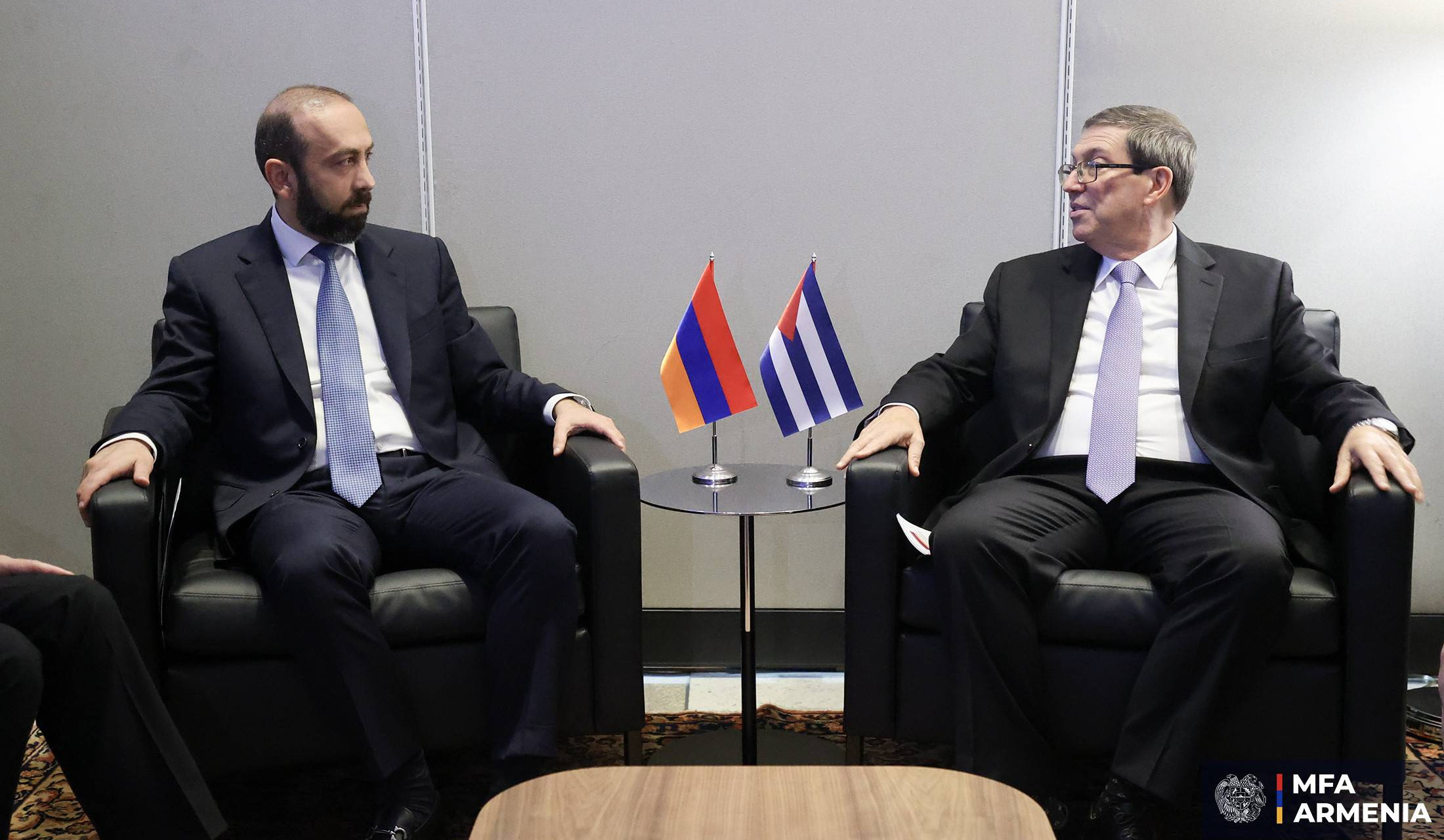 Meeting of the Foreign Ministers of Armenia and Cuba