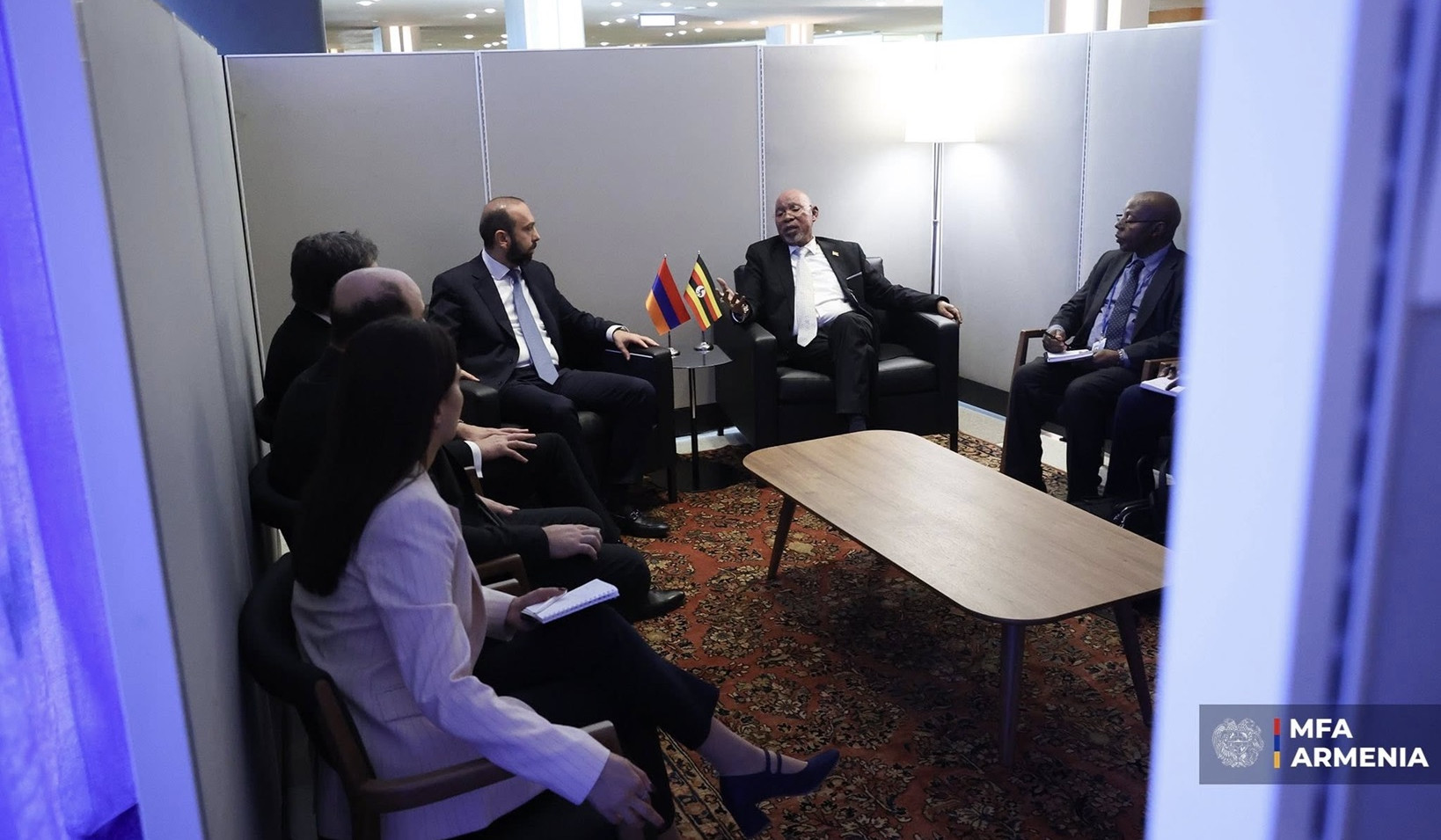 Ararat Mirzoyan and Ugandan Foreign Minister emphasize efforts toward establishing legal framework