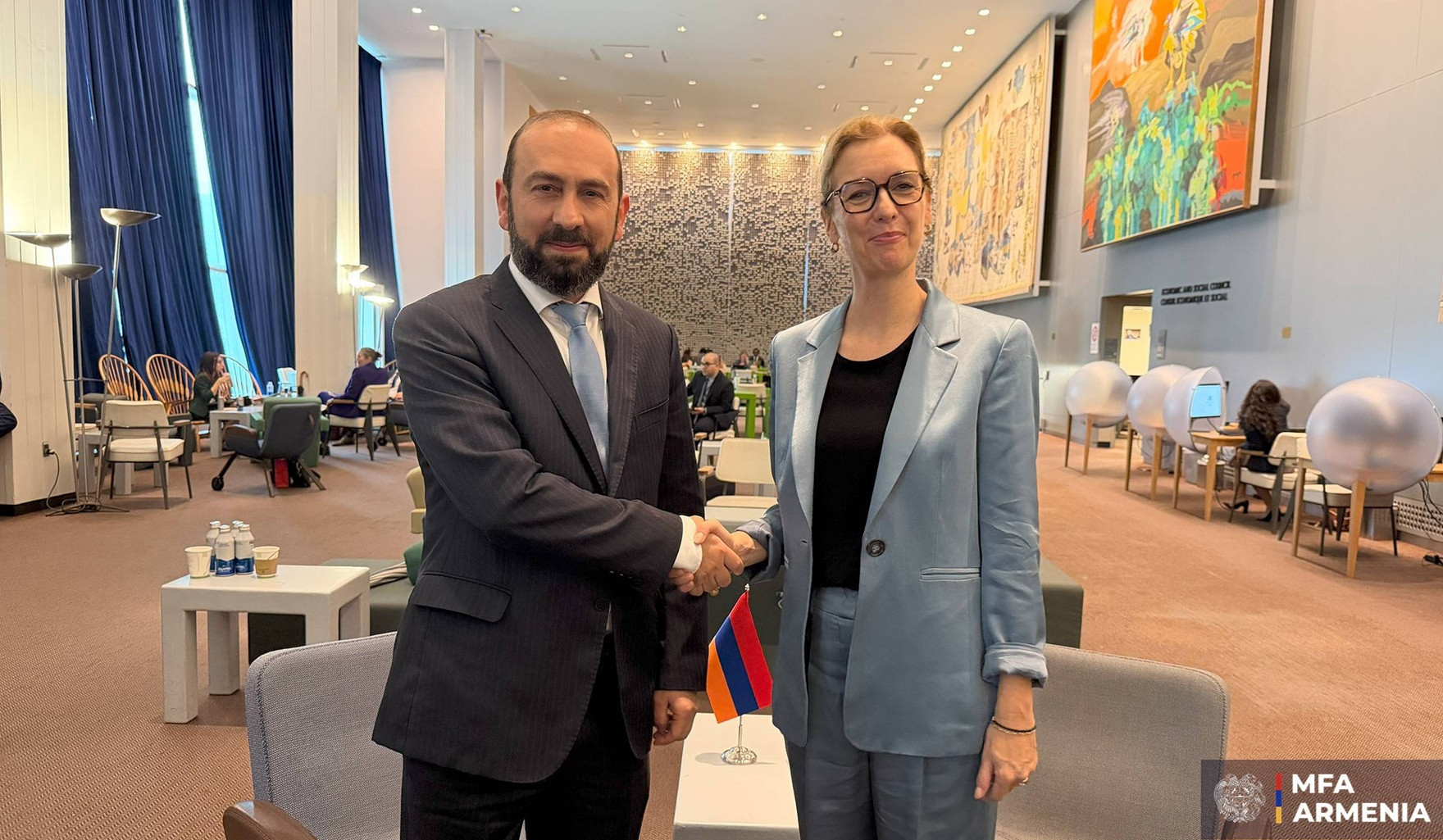 Արարատ Միրզոյանը և Լիխտենշտեյնի ԱԳ նախարարն ընդգծել են Հայաստանի և Ադրբեջանի միջև հաստատված խաղաղության, հաղորդակցությունների ցանցի ընդլայնման կարևորությունը