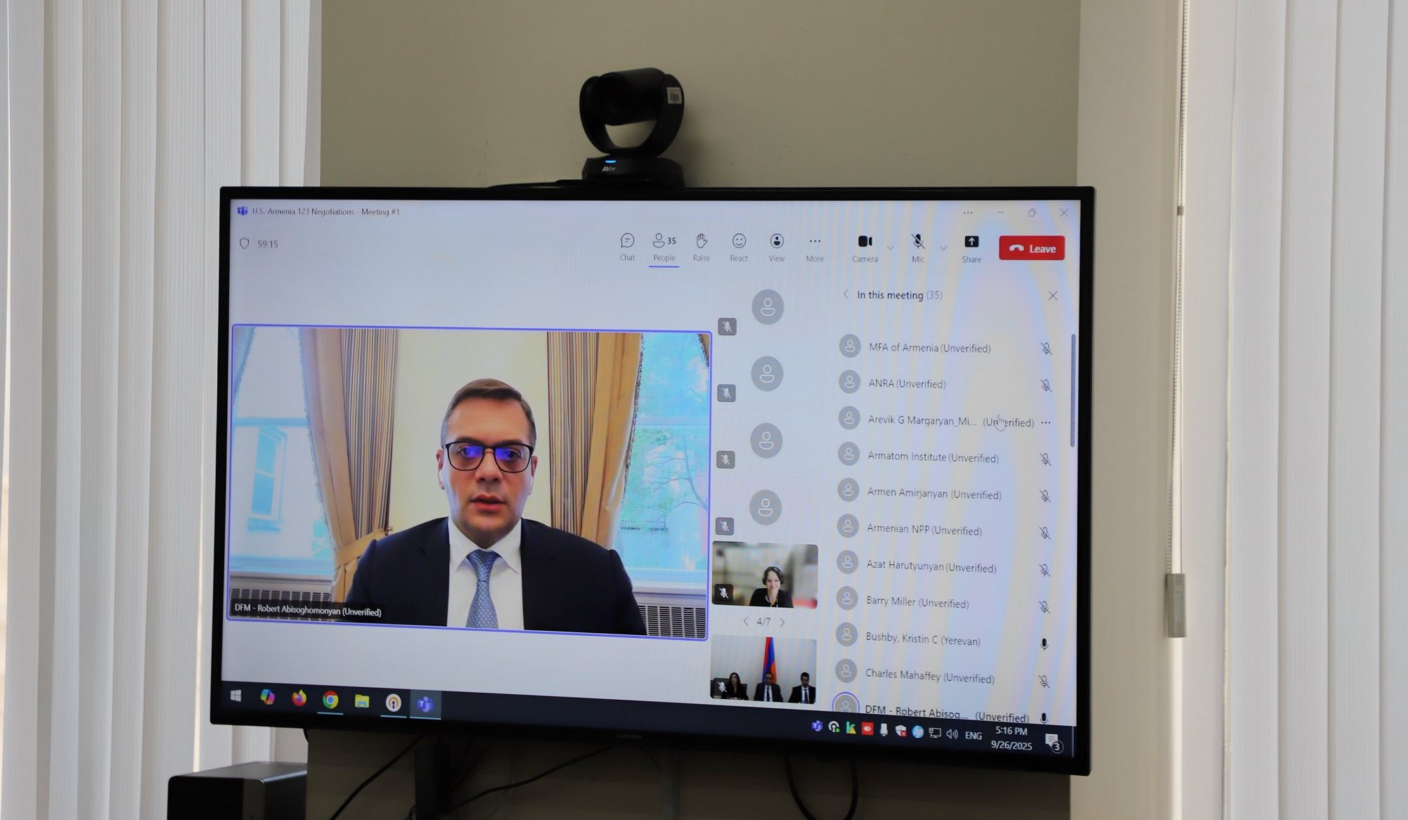 Խաղաղ նպատակներով միջուկային էներգիայի ապահով և անվտանգ օգտագործումը Հայաստանի առաջնահերթություններից է․ Աբիսողոմոնյան