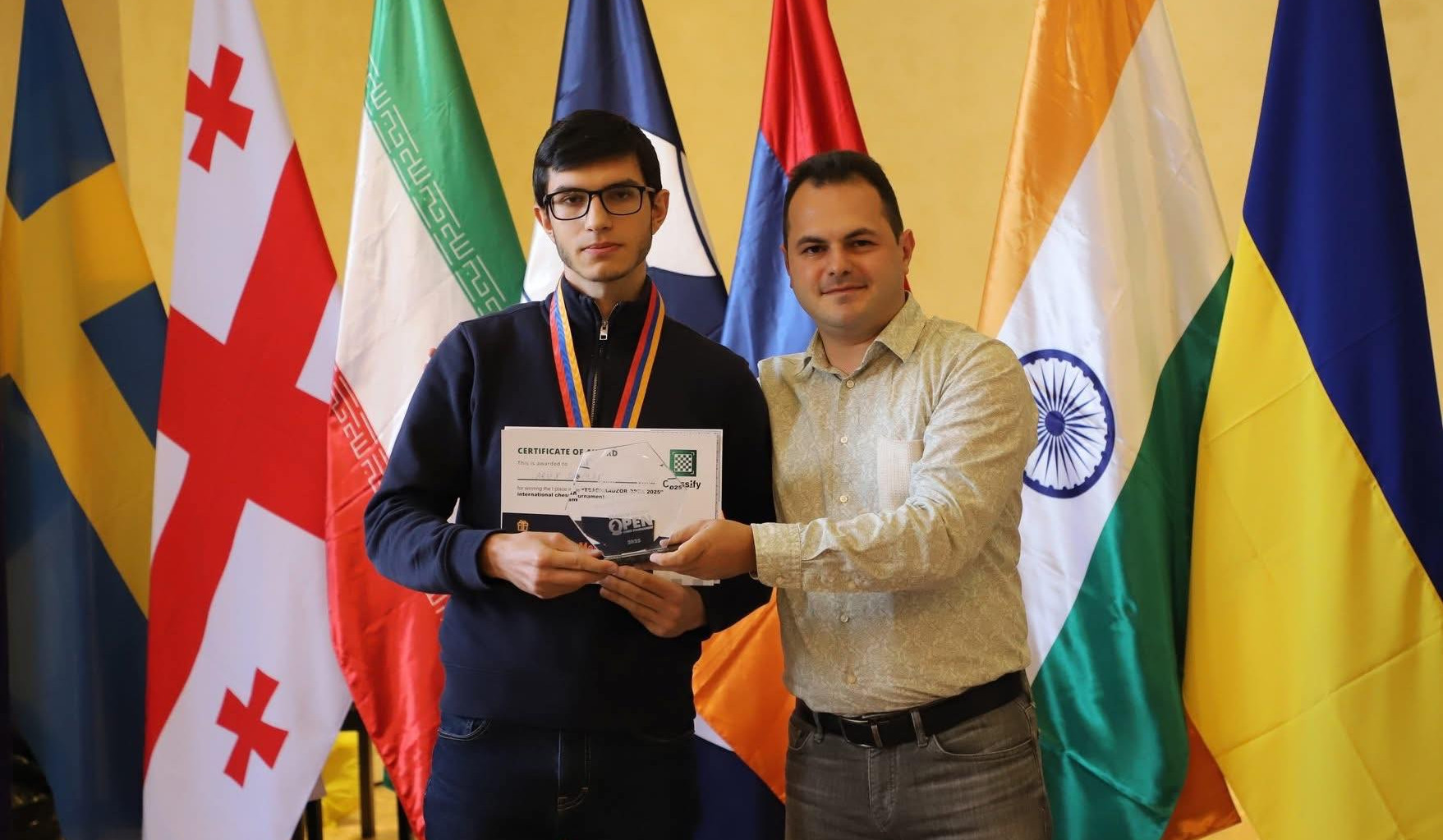 Արսեն Դավթյանը դարձել է «Ծաղկաձոր Օփեն 2025» շախմատի միջազգային մրցաշարի հաղթող