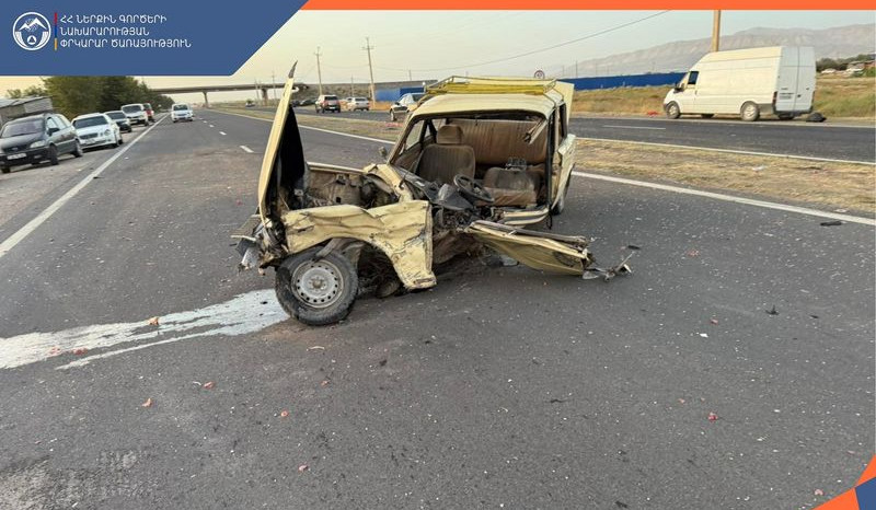 ՃՏՊ Երևան-Երասխ ավտոճանապարհին․ կա տուժած