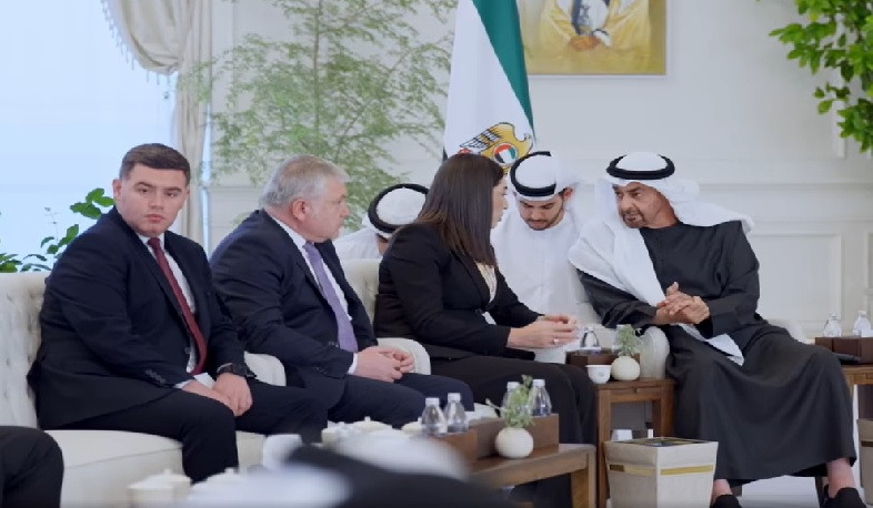 Արփինե Սարգսյանը հանդիպում է ունեցել ԱՄԷ նախագահ շեյխ Մուհամմադ բին Զայեդ ալ Նահյանի հետ