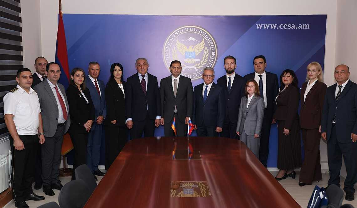 Գլխավոր հարկադիր կատարողն ընդունել է ՌԴ դատական կարգադրիչների դաշնային ծառայության պատվիրակությանը