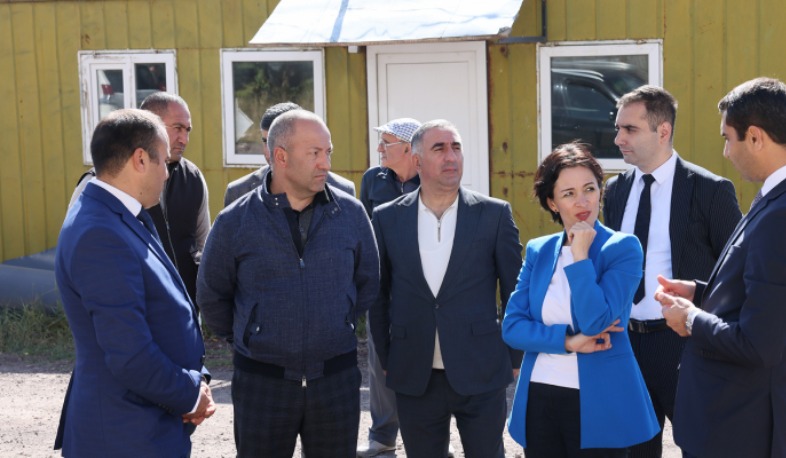 Ժաննա Անդրեասյանը հետևել է Գավառի պետական գյուղատնտեսական քոլեջի նոր մասնաշենքի կառուցման աշխատանքներին