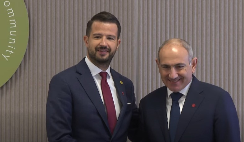 Armenia’s Prime Minister of Armenia and the Montenegro’s President meet in Copenhagen