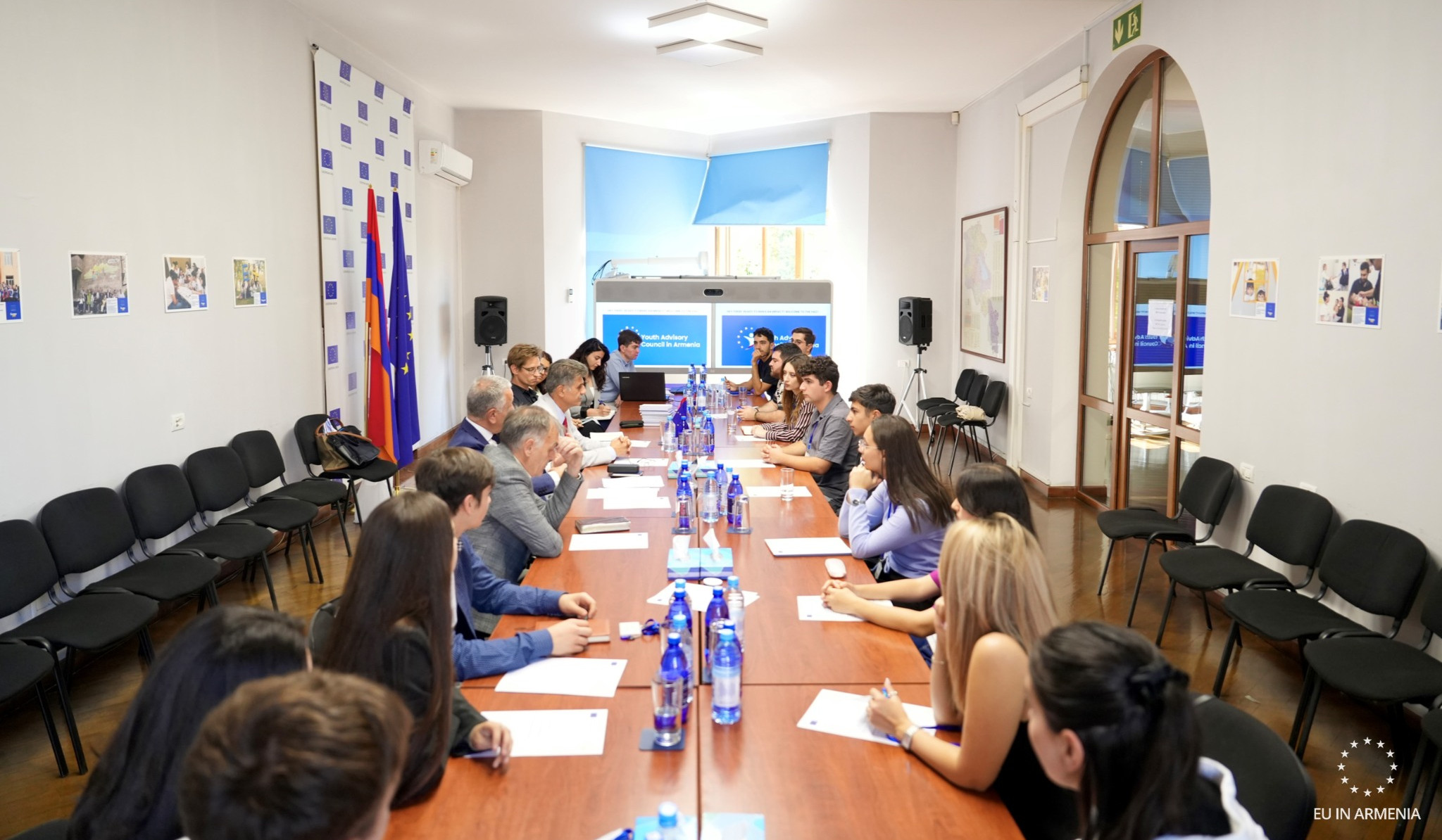 Համատեղ աշխատաժողով` ԵՄ պատվիրակության և Հայաստանում գործող ԵՄ երիտասարդական խորհրդի մասնակցությամբ