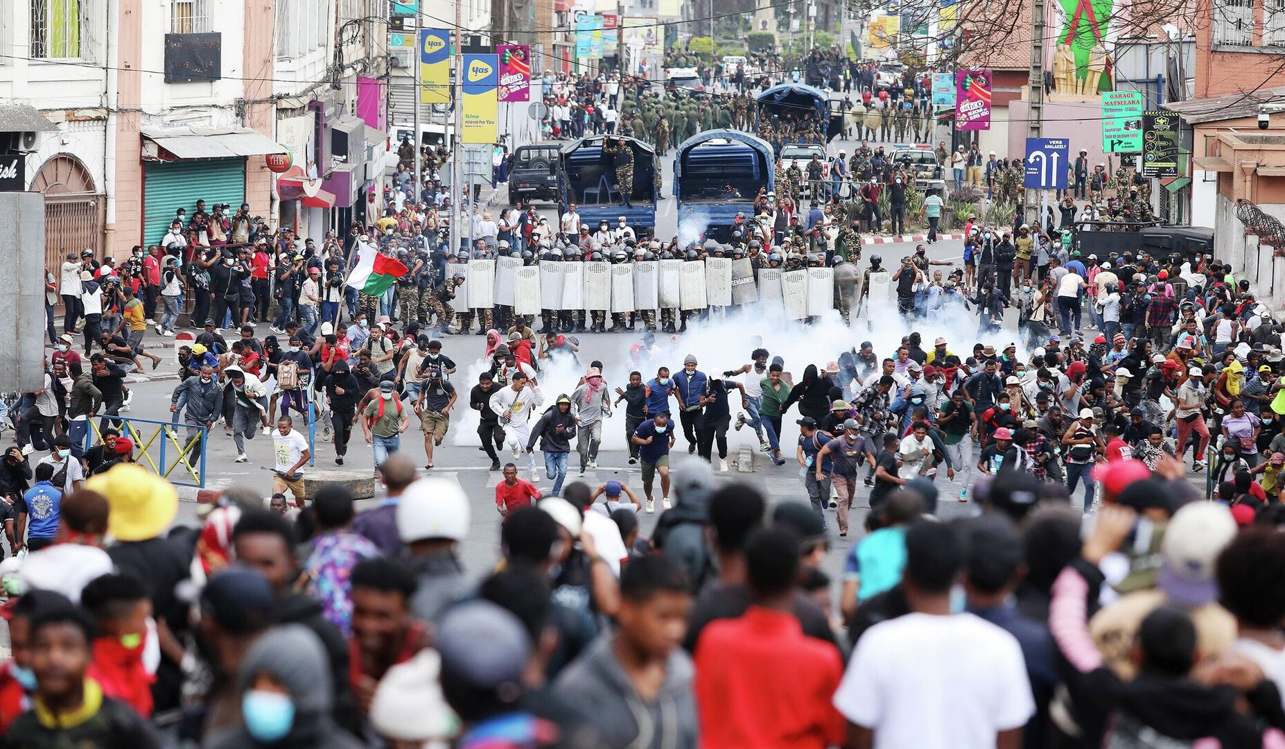 Մադագասկարում բողոքի ակցիաների ժամանակ ցուցարարների և ոստիկանների միջև բախումներ են եղել