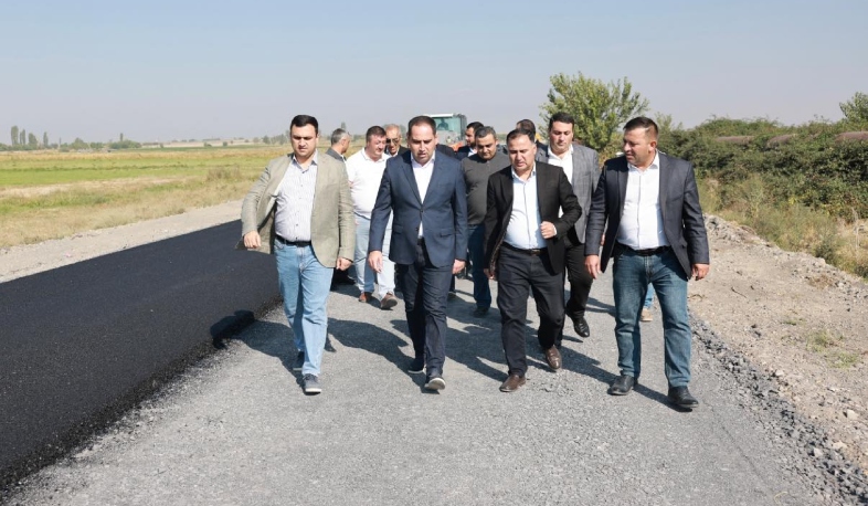 Էջմիածնում և Հայթաղում նոր մանկապարտեզներ, Զվարթնոցում՝ նոր ճանապարհ․ Դավիթ Խուդաթյանն աշխատանքային այցով Արմավիրում էր