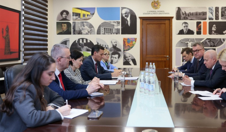 Քննարկվել են Հայաստան-Ռուսաստան համագործակցության նոր հեռանկարները. ԿԳՄՍ նախարարն ընդունել է դեսպան Կոպիրկինին