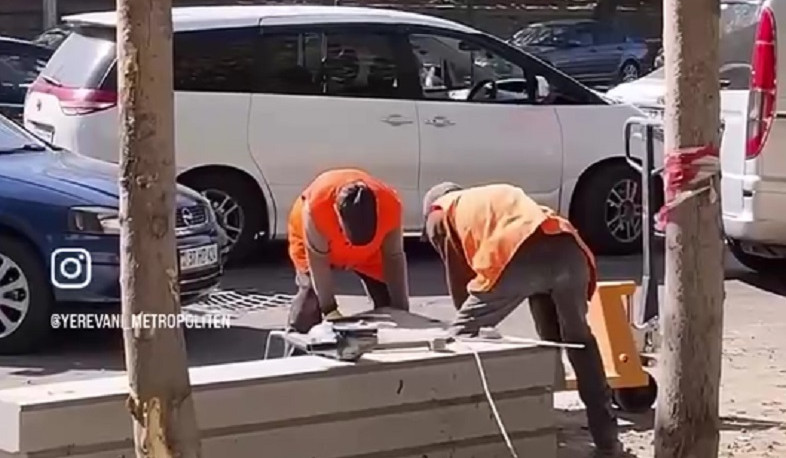 «Գործարանային» կայարանի մուտքի հարակից տարածքում ընթանում են բարեկարգման աշխատանքներ