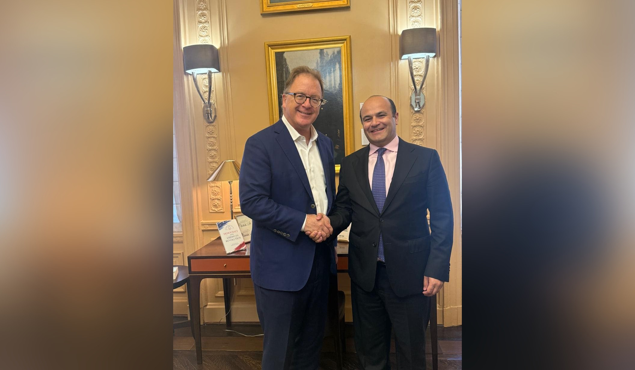 Նարեկ Մկրտչյանը և Ամերիկյան ձեռնարկությունների ինստիտուտի նախագահը քննարկել են ՀՀ-ԱՄՆ հարաբերություններում վերջին զարգացումները