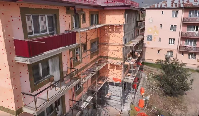 Ստեփանավանի բնակելի շենքերում ընթանում են ջերմամեկուսացման աշխատանքներ․ ՏԿԵՆ