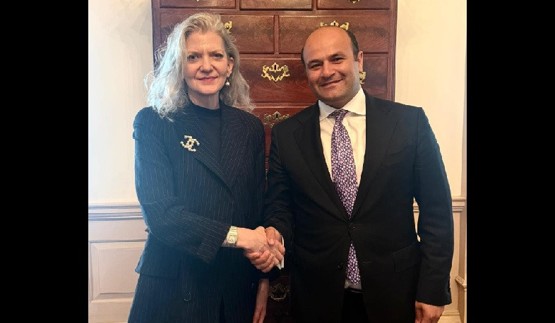 Նարեկ Մկրտչյանը հանդիպում է ունեցել ԱՄՆ պետքարտուղարի քաղաքական հարցերով տեղակալ Էլիսոն Հուքերի հետ