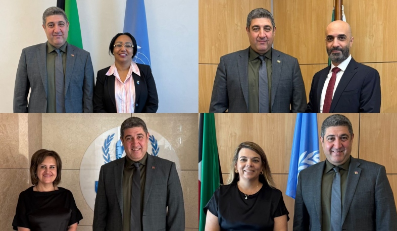 Ambassador Arsen Arakelyan visited UN Office in Kuwait, met with heads of offices