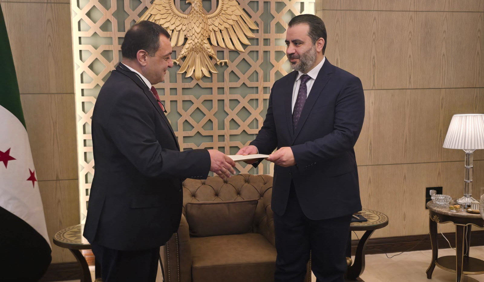 Դեսպան Խարազյանն իր հավատարմագրերի պատճենն է հանձնել Սիրիայի արտգործնախարարին