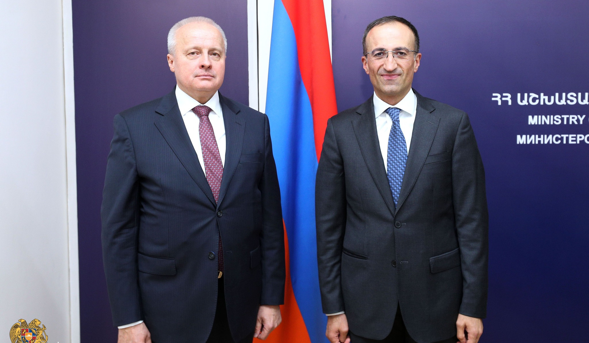 Հայաստան-Ռուսաստան համագործակցություն սոցիալական ոլորտում․ Արսեն Թորոսյանն ընդունել է Սերգեյ Կոպիրկինին