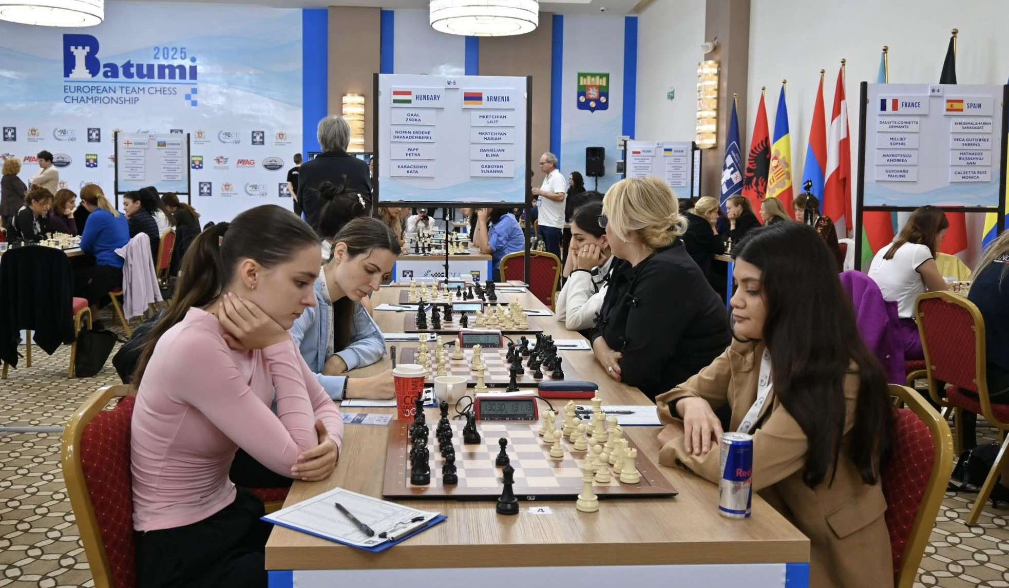 ՀՀ շախմատի կանանց հավաքականը 8-րդ խաղափուլում առավելության է հասել Թուրքիայի հավաքականի նկատմամբ. ԵԱ