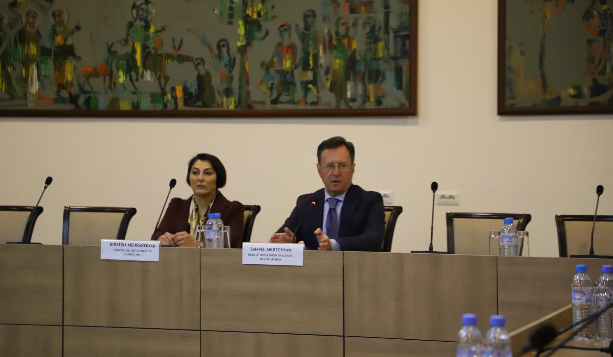 ԱԳՆ Եվրոպայի վարչության պետը «Դանիայի եվրոպական շարժում» ՀԿ պատվիրակությանն է ներկայացրել «Խաղաղության խաչմերուկ» ծրագիրը