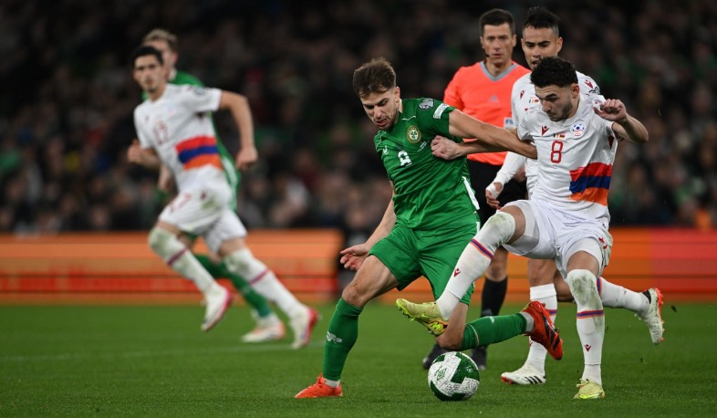 Հայաստանի հավաքականը զիջեց Իռլանդիայի ընտրանուն. խաղն ավարտվեց 1:0 հաշվով