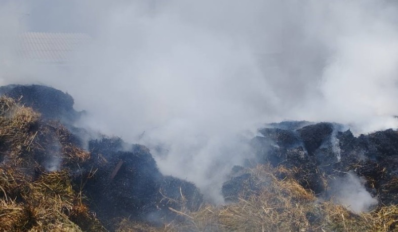 Գյուլագարակում մոտ 300 հակ անասնակեր է այրվել. կանխվել է հրդեհի տարածումը դեպի անասնագոմ