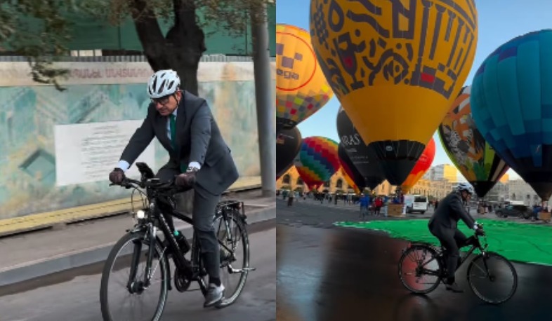 Ոչ միայն ամոթ չէ, այլև հարմար է, առողջ և հաճելի. վարչապետն աշխատանքի է գնացել հեծանվով