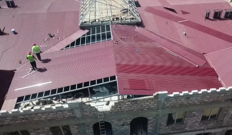 Ընթացքի մեջ են Աղավնատուն բնակավայրի մանկապարտեզի շինաշխատանքները. Խուդաթյան