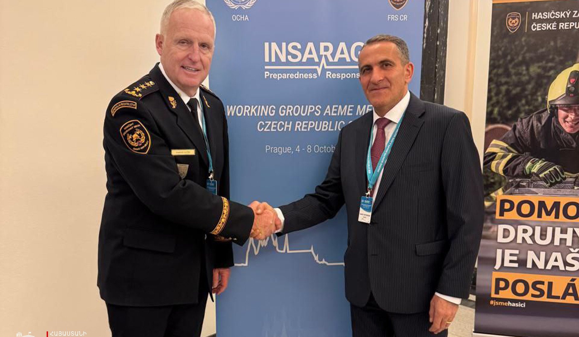 ՓԾ տնօրենը Պրահայում մասնակցել է միջազգային քաղաքային որոնողափրկարարական խորհրդատվական խմբի տարեկան հանդիպմանը