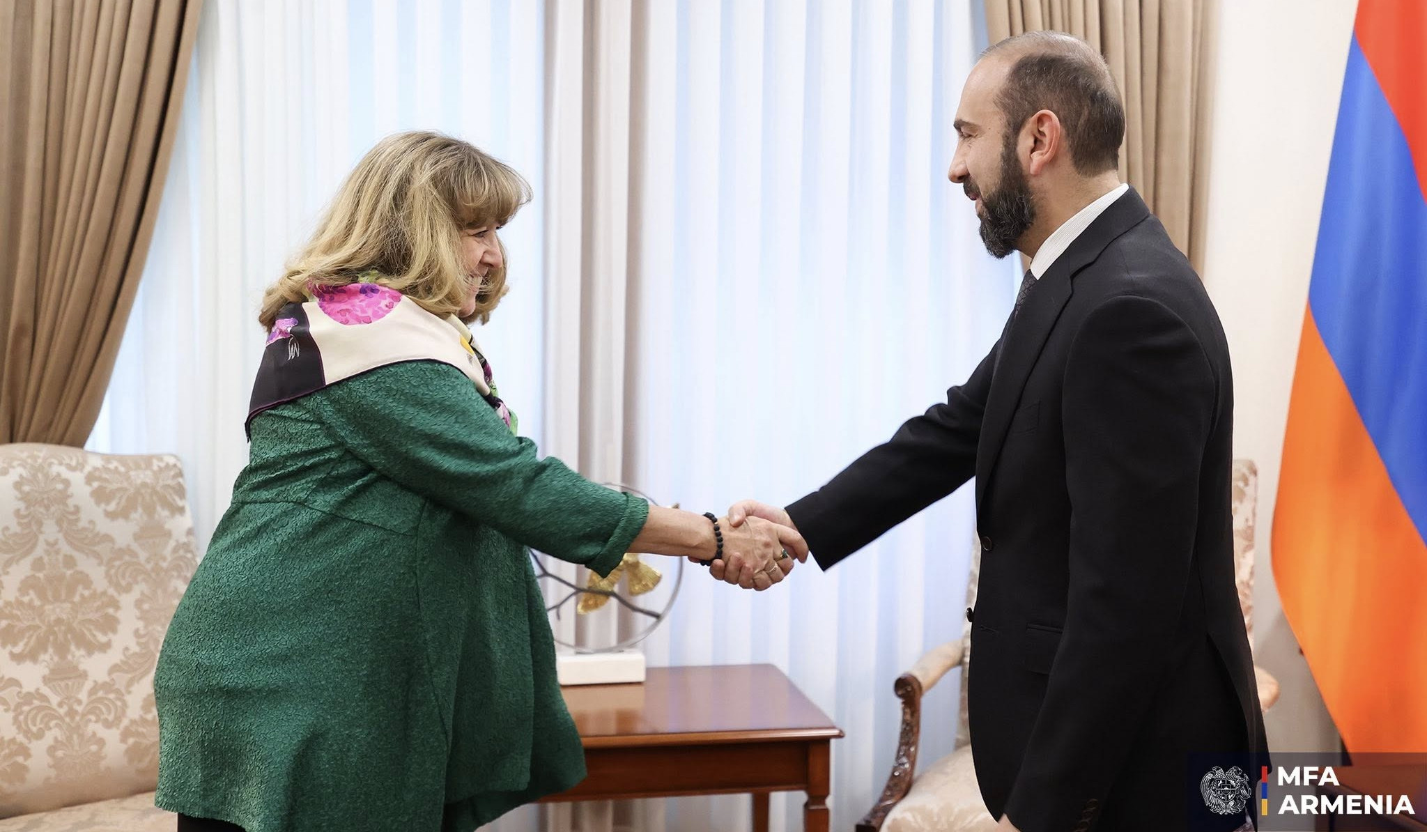 Meeting between Foreign Minister of Armenia and Executive Secretary of UN Convention on Biological Diversity