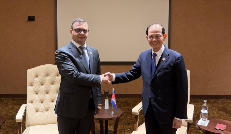 Meeting of Deputy Foreign Minister of Armenia with Secretary of State of the Ministry of Foreign Affairs and International Cooperation of Cambodia