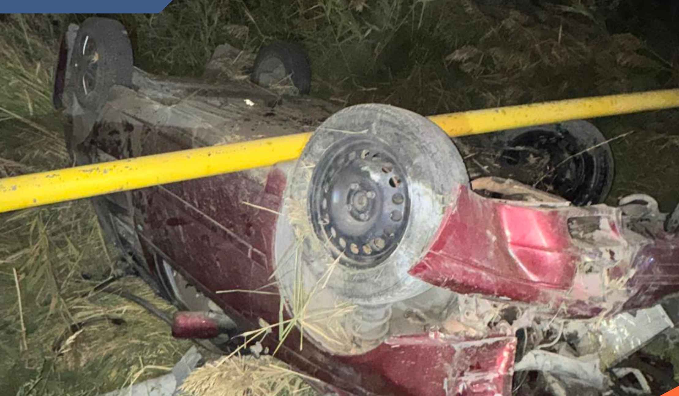 Ավտոմեքենան բախվել է գազատար խողովակին և շրջվել. տուժածները հոսպիտալացվել են