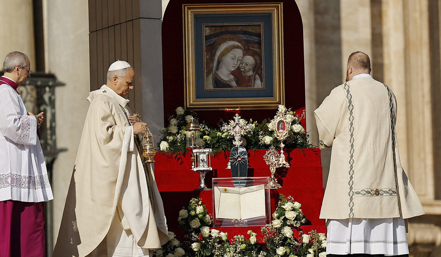 Սրբադասման արարողության ընթացքում ի պատիվ արքեպիսկոպոս Իգնատիոս Մալոյանի հնչել է նաև հայերեն աղոթք