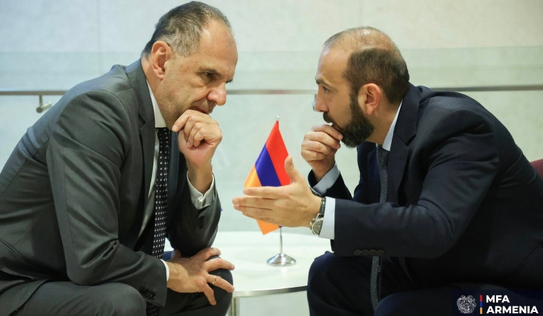 Armenian, Greek Foreign Ministers discuss issues related to strengthening Armenia’s resilience through existing mechanisms