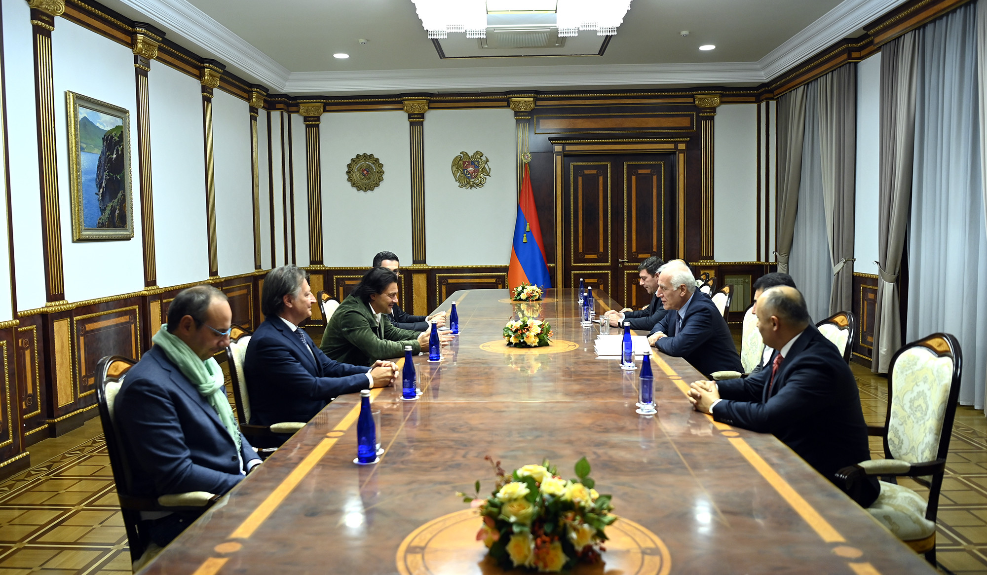 Արվեստը ժամանակի ու տարածության սահմաններից դուրս է. Վահագն Խաչատուրյանն ընդունել է իտալացի տենոր Վիտտորիո Գրիգոլոյին