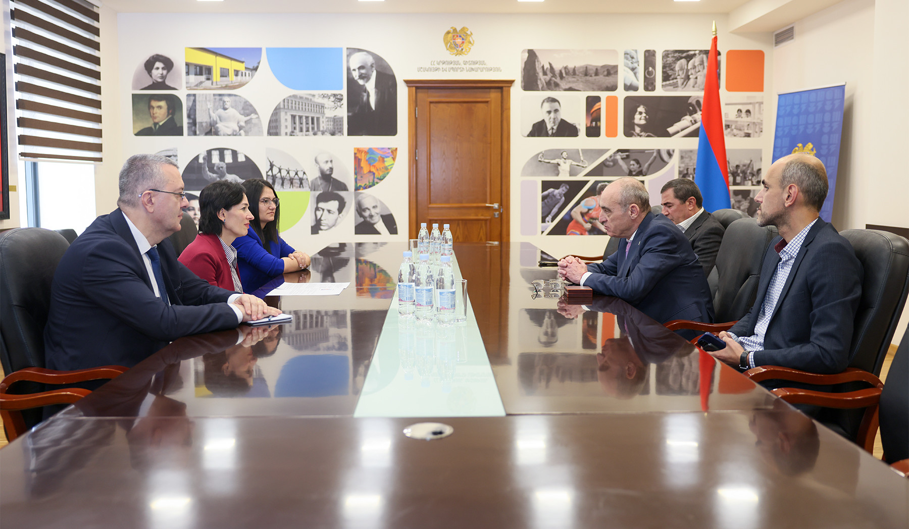 Ժաննա Անդրեասյանն ընդունել է Սպորտային հրաձգության Եվրոպայի կոնֆեդերացիայի նախագահին