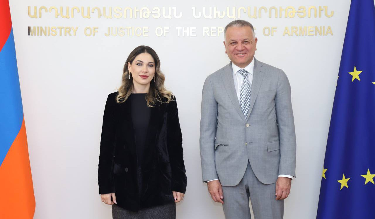 Արդարադատության ոլորտում իրականացված ծրագրերի ամփոփում. Սրբուհի Գալյանն ընդունել է ԵՄ դեսպան Վասիլիս Մարագոսին