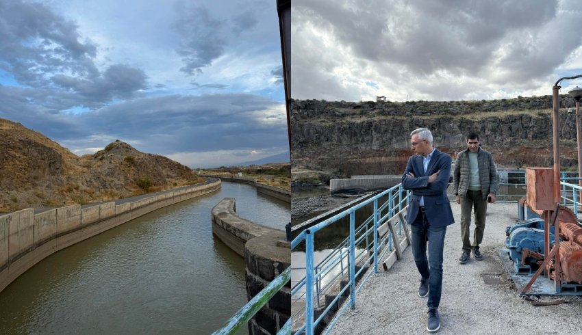 Ջրային կոմիտեի նախագահը Շիրակի, Արմավիրի և Արագածոտնի մարզերում էր․ ուսումնասիրվել է ոռոգման համակարգերի և ջրամբարների վիճակը