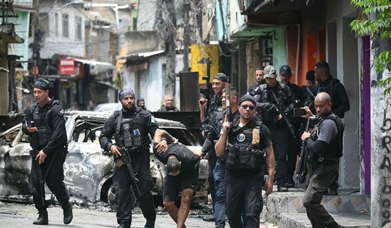 Ռիո դե Ժանեյրոյում հանցավոր խմբավորման դեմ իրականացվել է խոշոր ոստիկանական գործողություն Ռիո դե Ժանեյրոյում հանցավոր խմբավորման դեմ իրականացվել է խոշոր ոստիկանական գործողություն