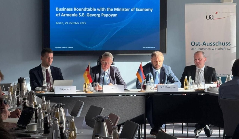 Բեռլինում հանդիպեցի գերմանացի ավելի քան 40 գործարարների հետ․ Գևորգ Պապոյան