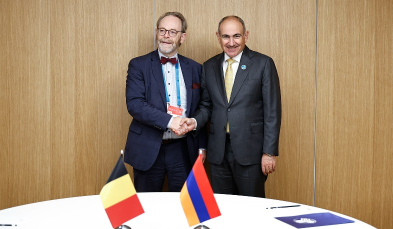 Премьер-министр Пашинян провел встречу с председателем Палаты представителей Бельгии