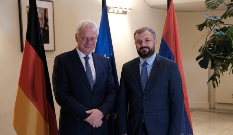 Հայաստանը խորապես գնահատում է Գերմանիայի հետ ձևավորված գործընկերությունը. Պապոյանի հանդիպումը Ալոիզ Ռայների հետ