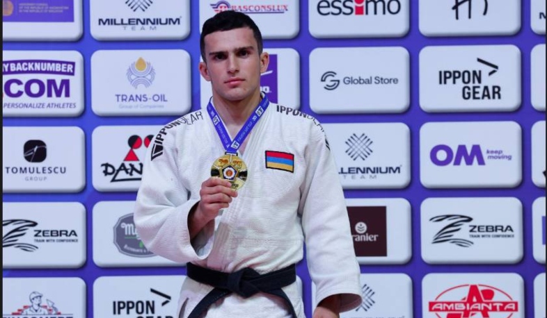 Վահե Աղասյանը, տանելով 5 հաղթանակ, գրավեց առաջին տեղը և նվաճեց ոսկե մեդալ․ ձյուդոյի Մ-23 ԵԱ